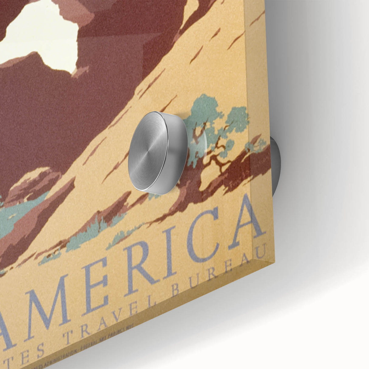 Vintage See America Travel Poster – Retro National Park Art