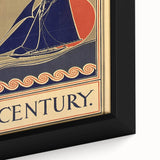 Vintage Sailing Travel Poster – Retro Nautical October Art