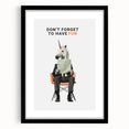 Quirky Unicorn Wall Art – Retro Fun Typography Poster