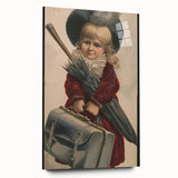 Vintage Travel Posters - Classic Antique Travel Art Little Traveler