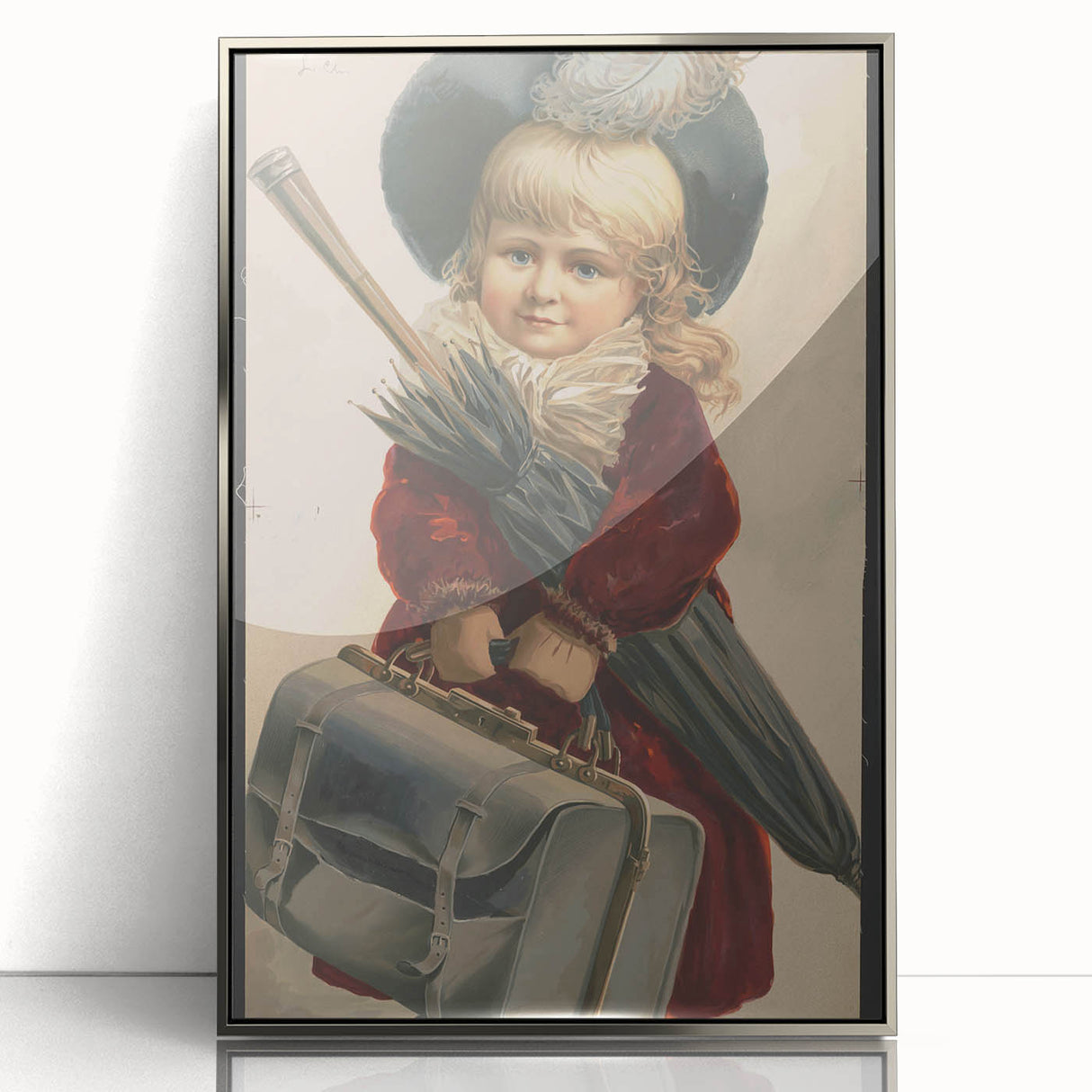 Vintage Travel Posters - Classic Antique Travel Art Little Traveler