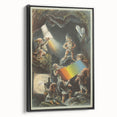 Vintage Travel Poster – Retro Fantasy Adventure Art Print