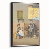 Vintage Railroad Poster – St. Louis & San Francisco R.R. Art