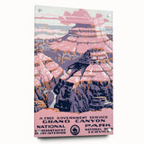 Grand Canyon Vintage Travel Poster - Classic Retro Wall Art