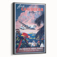 Vintage Travel Poster - Caribbean by Clipper | Retro Island Art