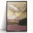 Vintage Travel Poster - Lassen Volcanic Park | Retro Wilderness Art