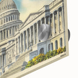 Vintage U.S. Capitol Poster - Classic Washington D.C. Travel Art