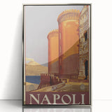 Vintage Travel Poster - Napoli, Italy | Retro Cityscape Art