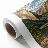 Yosemite Vintage Travel Poster - Retro United Airlines Art