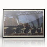 Vintage Chicago Railroad Poster - Retro Train Travel Art