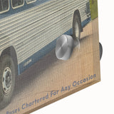 Vintage Raritan Valley Bus Poster - Retro Travel Service Art