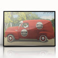 Vintage Day and Night Sewer Service Van Poster - Retro Travel Art
