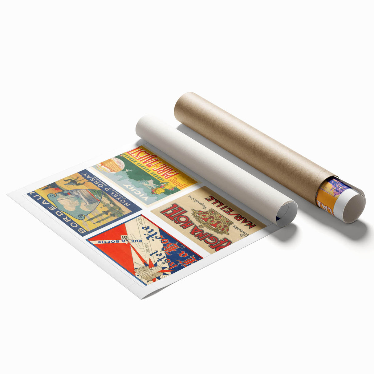 Vintage Travel Posters - French Hotel Collection Wall Art