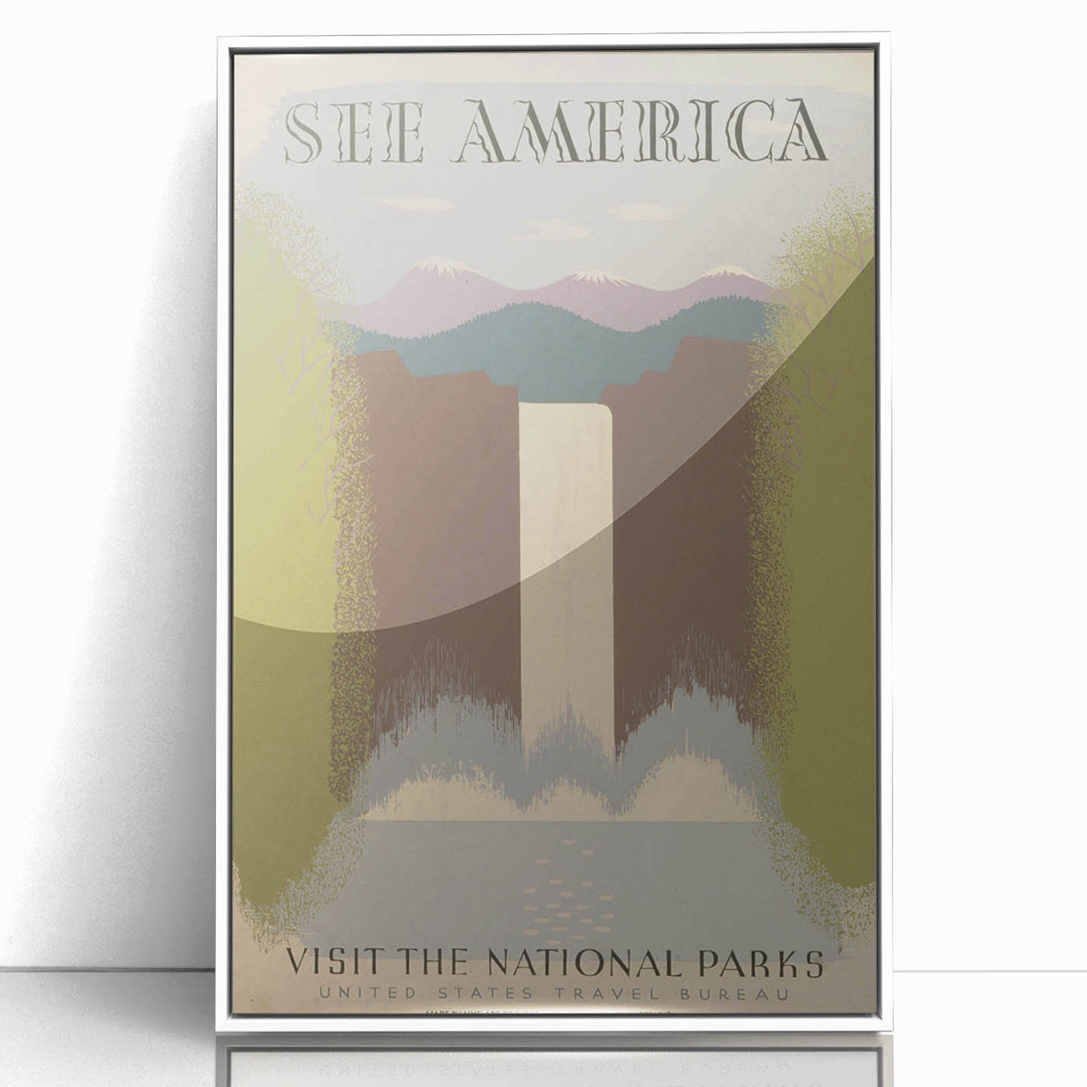 Vintage Travel Poster - National Parks Scenic Wall Art