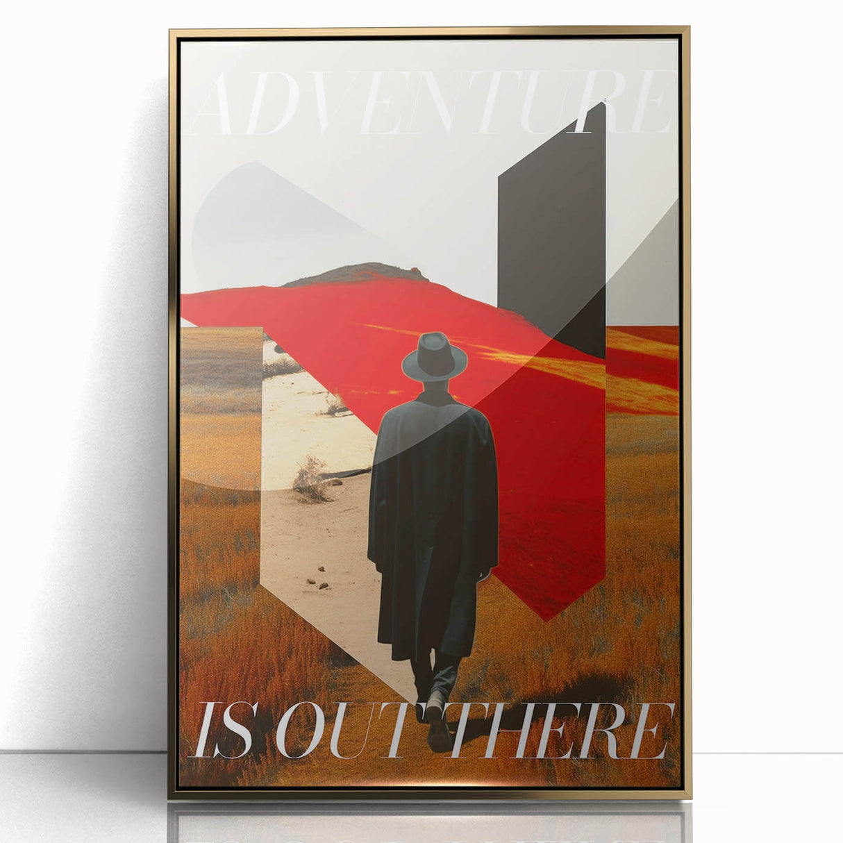 Vintage Travel Poster - Adventure Journey Wall Art