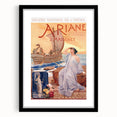 Vintage Travel Poster - Ariane Opera Paris Wall Art