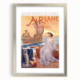 Vintage Travel Poster - Ariane Opera Paris Wall Art