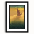 Vintage Travel Poster - Statue of Liberty Wall Art