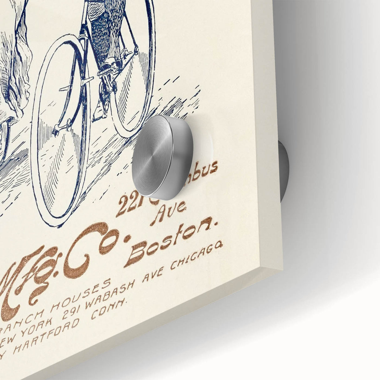 Vintage Travel Poster - Columbias Bicycle Wall Art