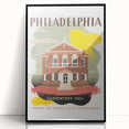 Vintage Travel Poster - Philadelphia Carpenters' Hall Art