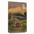 Vintage Travel Poster - Abruzzo Italy | Retro Tourism Wall Art