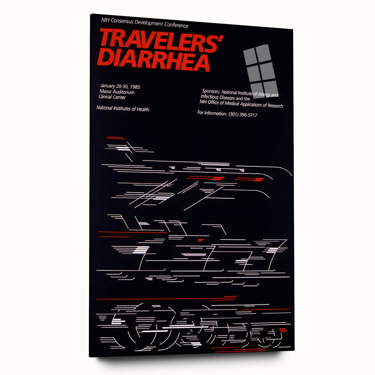 Vintage Travel Poster - Modernist Design | Retro Graphic Art