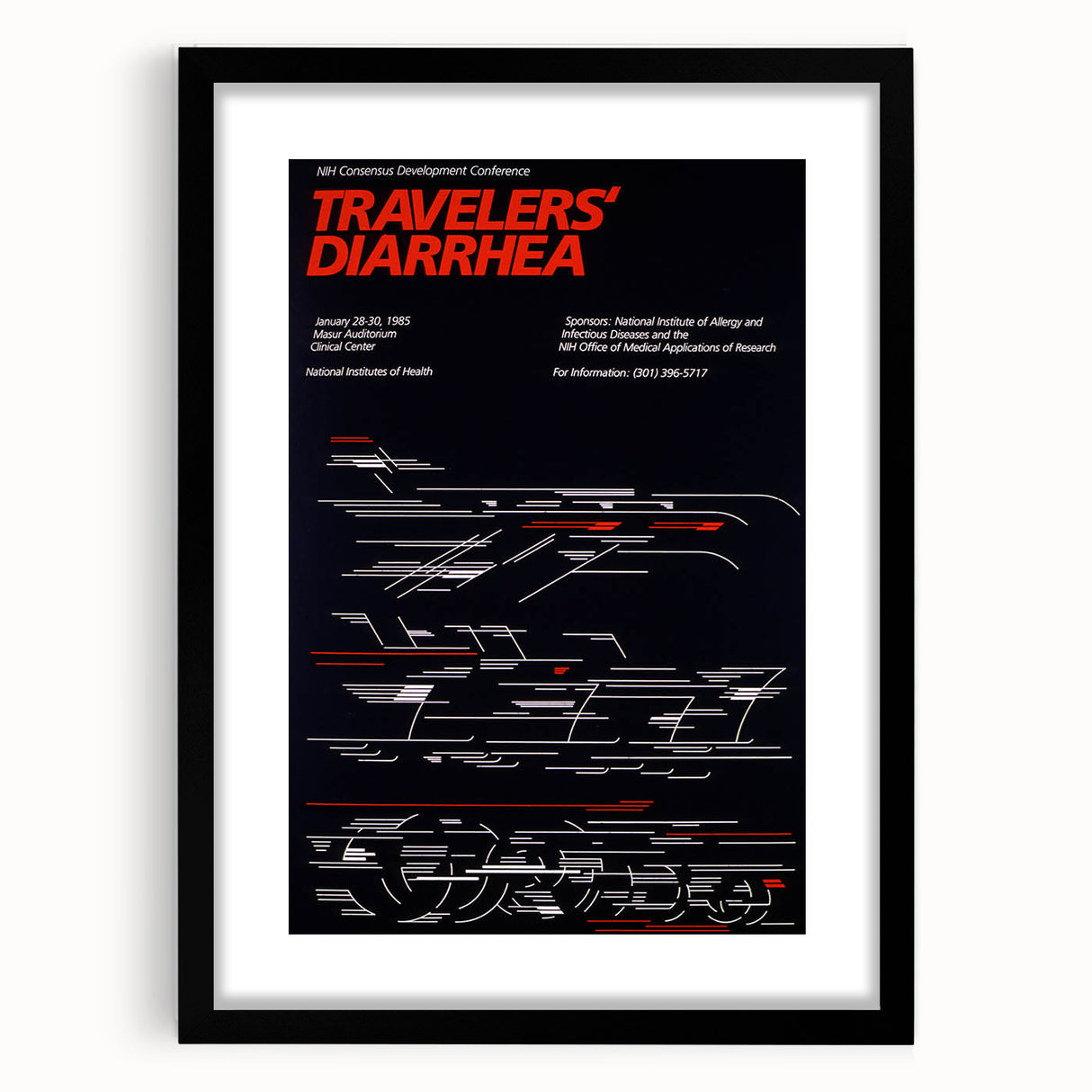 Vintage Travel Poster - Modernist Design | Retro Graphic Art