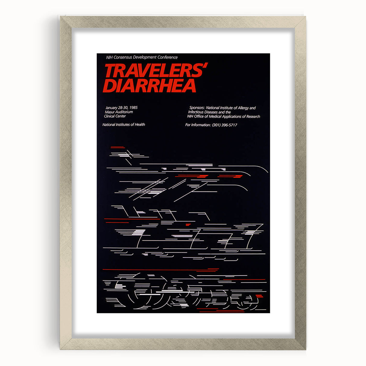Vintage Travel Poster - Modernist Design | Retro Graphic Art