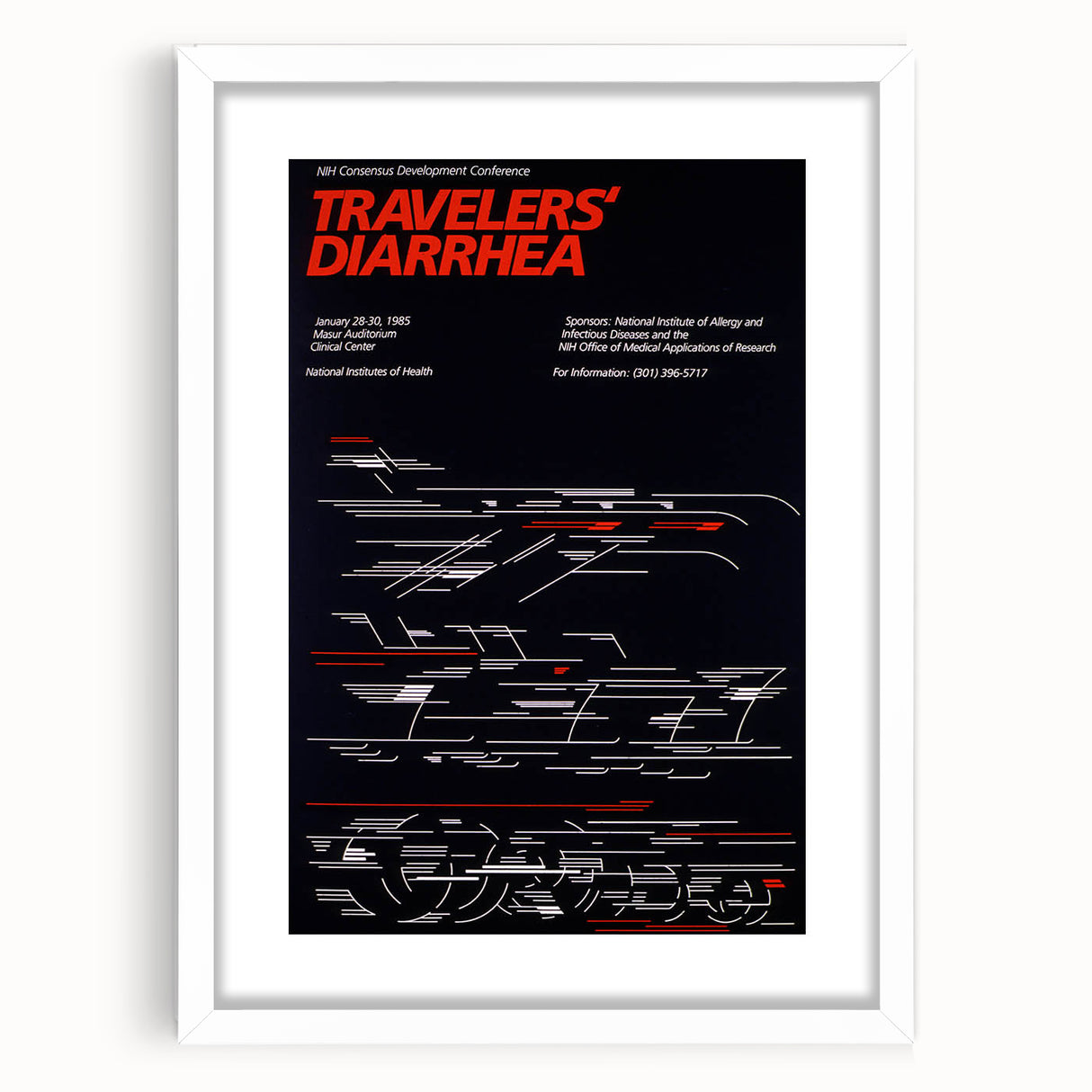 Vintage Travel Poster - Modernist Design | Retro Graphic Art