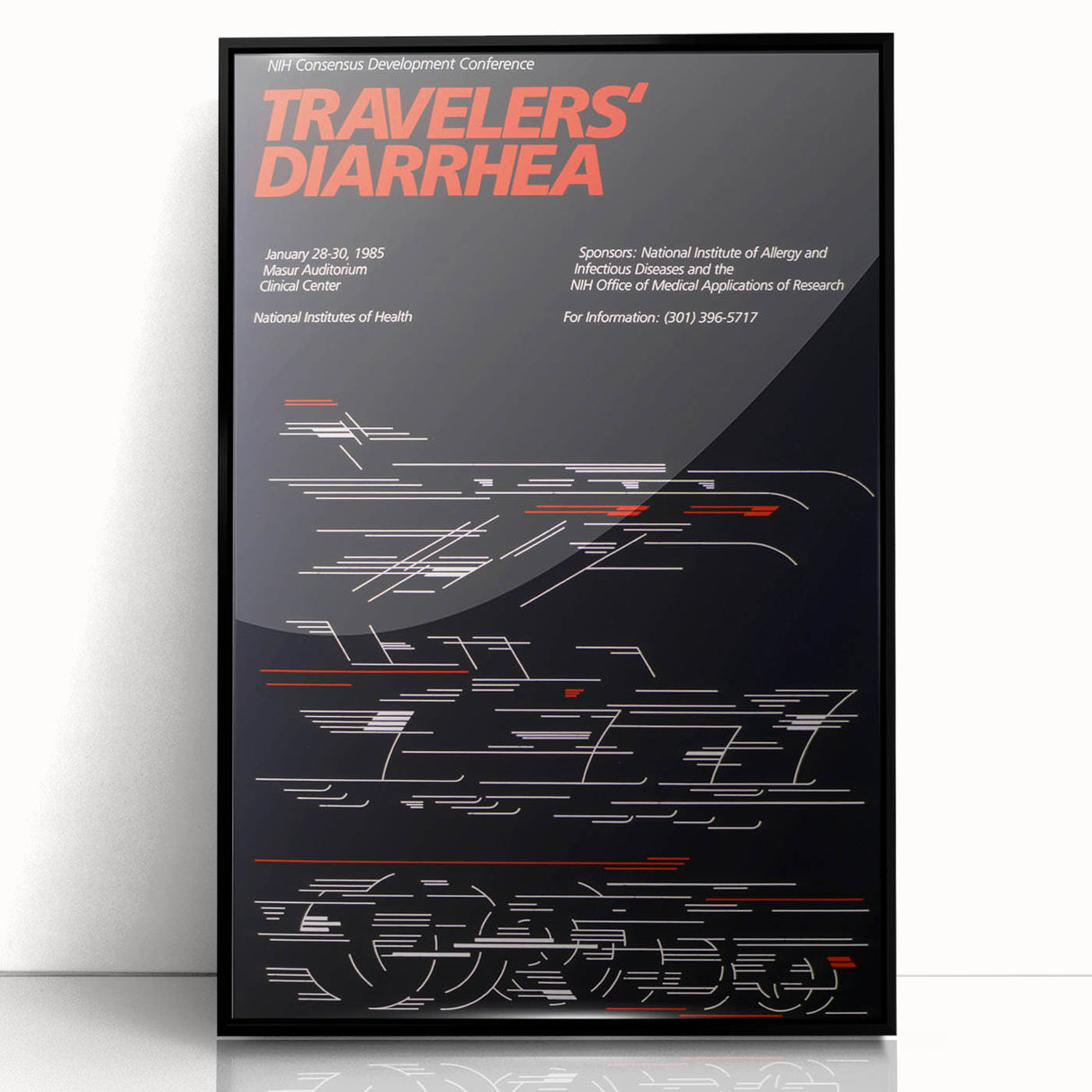 Vintage Travel Poster - Modernist Design | Retro Graphic Art