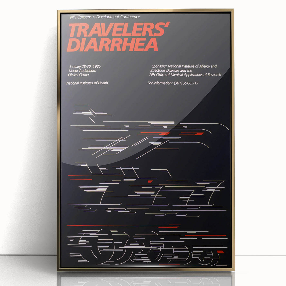 Vintage Travel Poster - Modernist Design | Retro Graphic Art