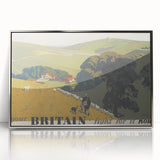 Vintage "Your Britain" Poster - Retro South Downs Landscape Art