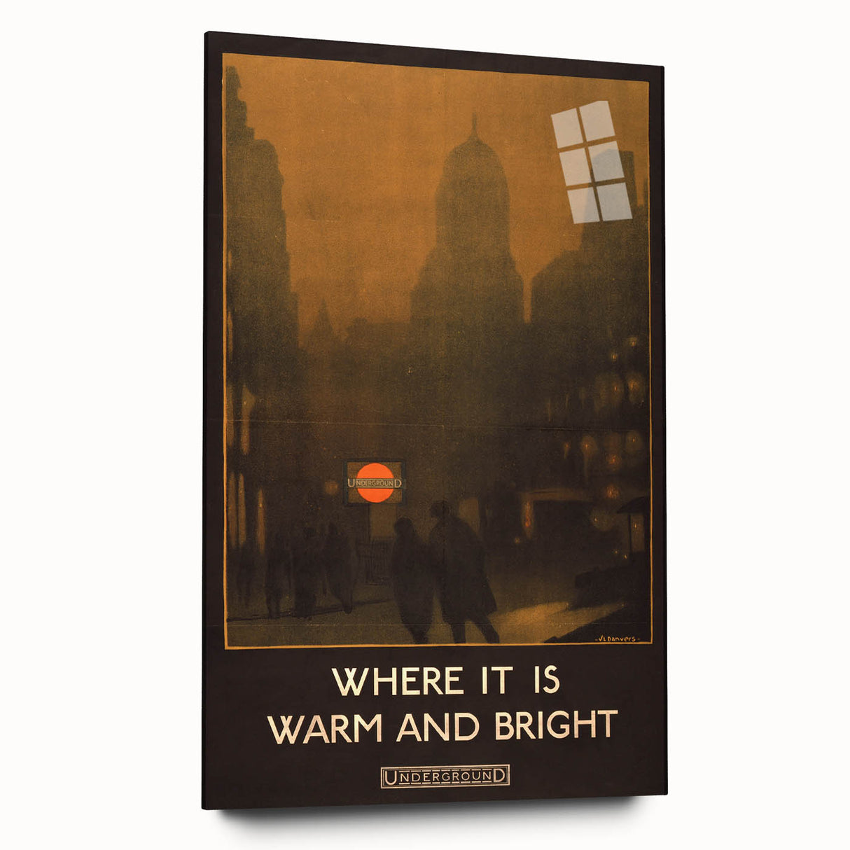 Vintage Travel Poster - London Underground | Retro City Art