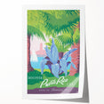 Vintage Travel Poster - Puerto Rico USA | Retro Tropical Art